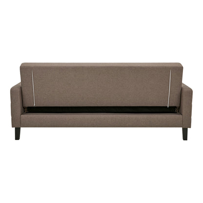 Milton Sofá Bed - sofá -cama com armazenamento, marrom, pernas pretas HN1089