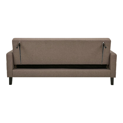 Milton Sofá Bed - sofá -cama com armazenamento, marrom, pernas pretas HN1089
