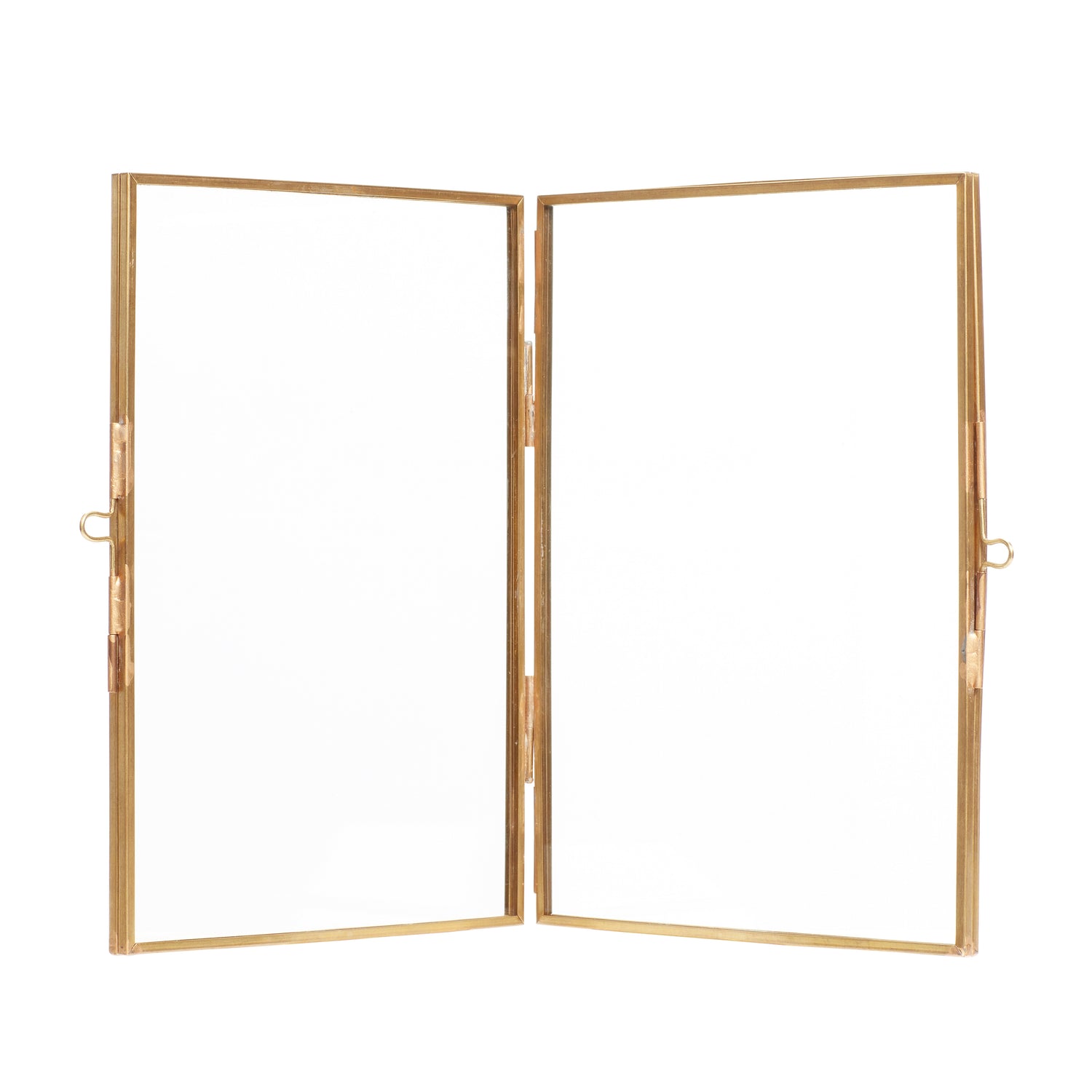Quadro de teto cor de bronze dupla - 21xh15cm