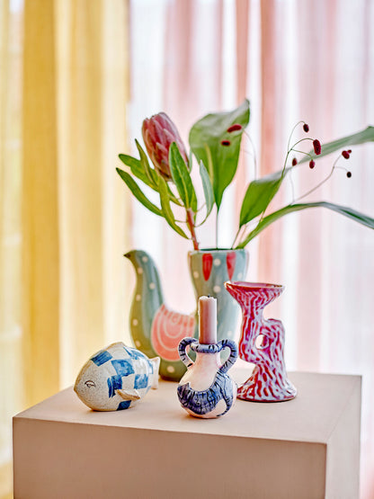 Vaso Trudy Bloomingville, verde, grés