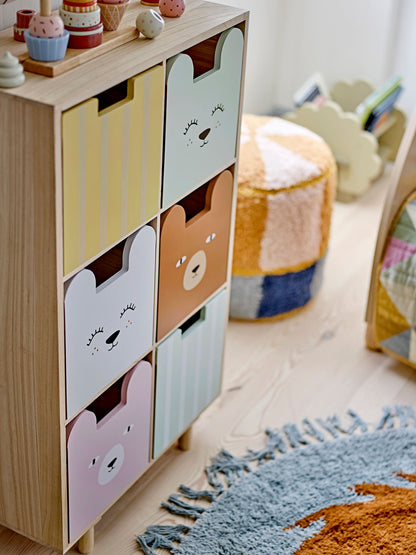 Bloomingville Mini Calle Bookcase com gavetas, natureza, imperador