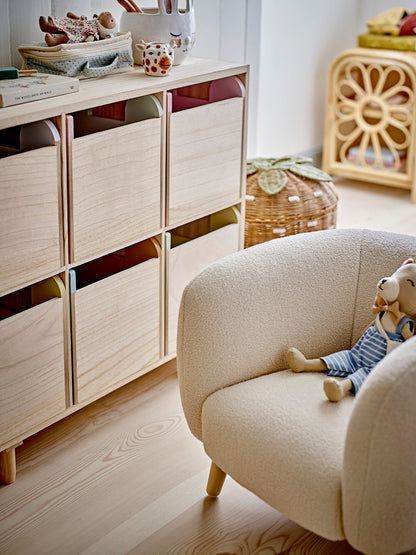 Bloomingville Mini Calle Bookcase com gavetas, natureza, imperador
