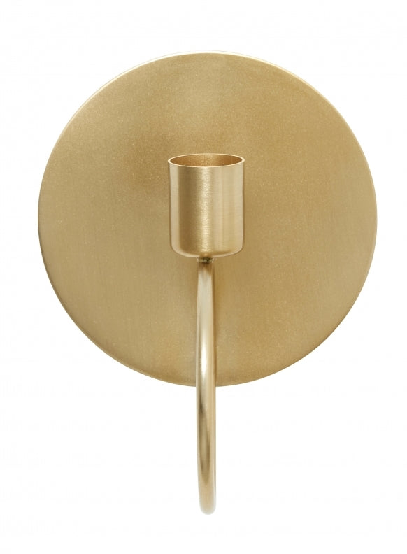 Nordal - Candlestick a Brass de parede 10,5 x 12 x 9 cm