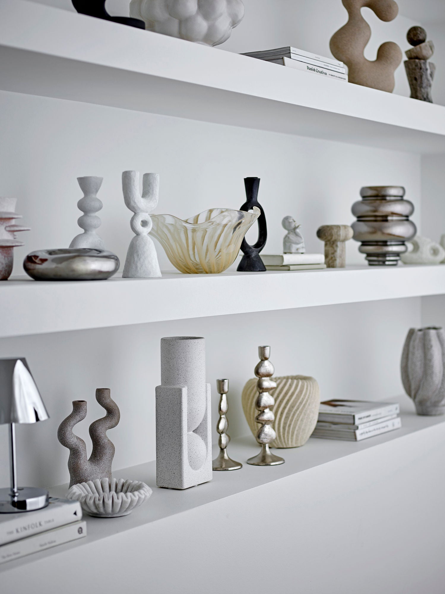 Bloomingville Harmonia Bowl, branco, mármore
