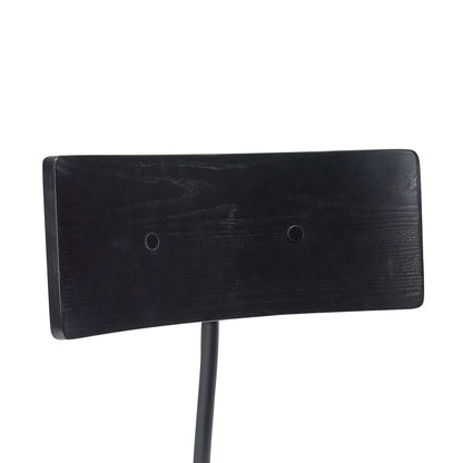 Cadeira de jantar Hübsch Koi preta