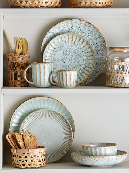 Creative Collection Fleur Design Service Set, natureza, grés