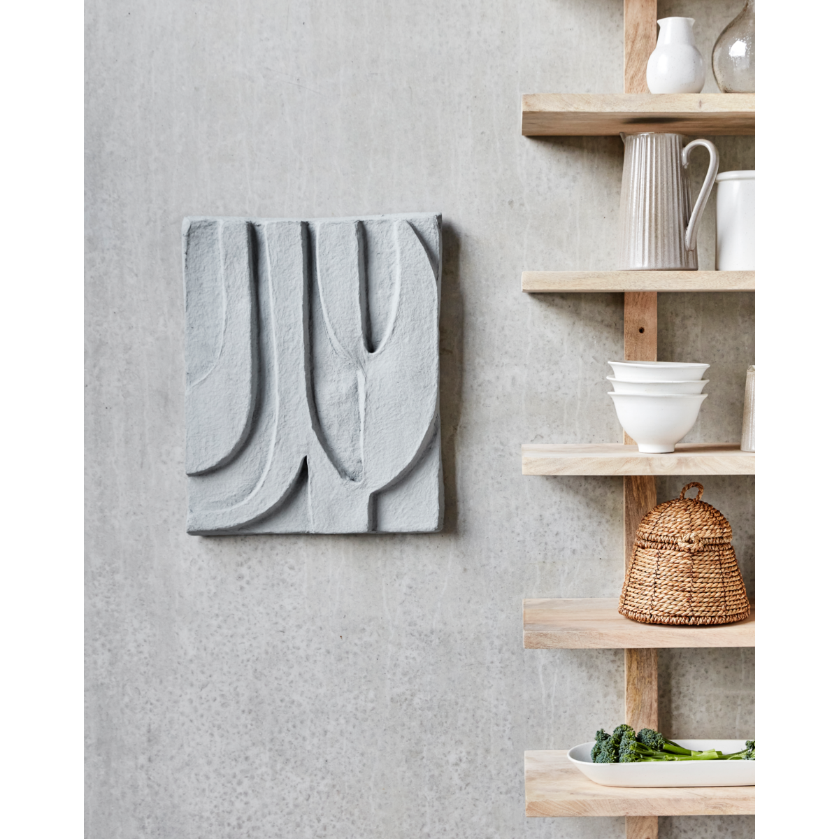 Arte da parede, hdmachie, cinza