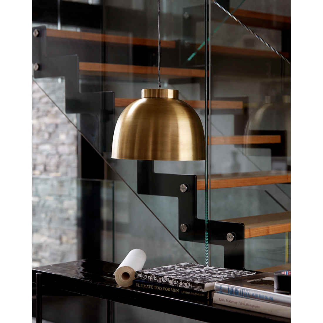 Lâmpada, Hdbowl, latão