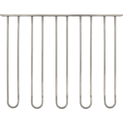 Rack de vidro, hdstilio, acabamento prateado antik