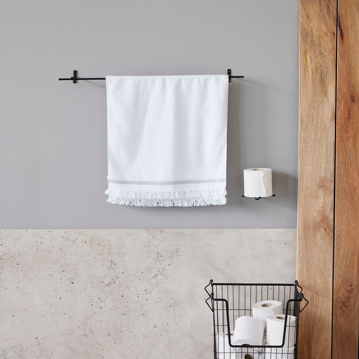 Suporte de papel higiênico, adicione, ferro