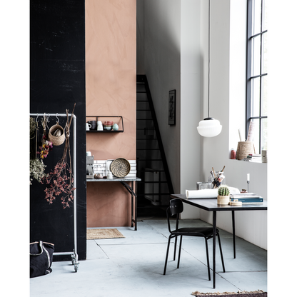 House Doctor - Mesa de jantar, HDSlated, preta