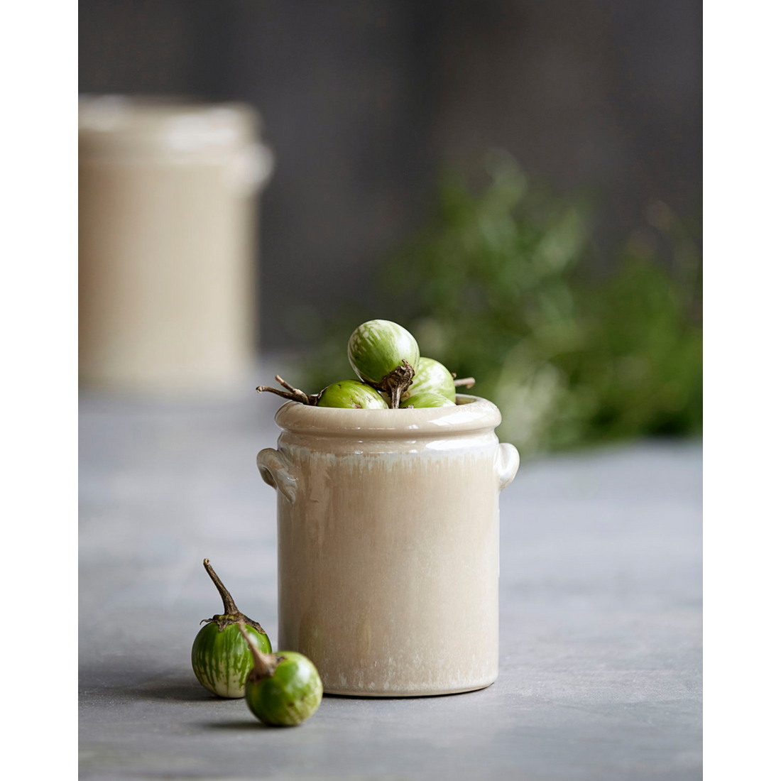 Pote de ervas, Hdpottery S, Sand H: 15 cm, dia: 13 cm