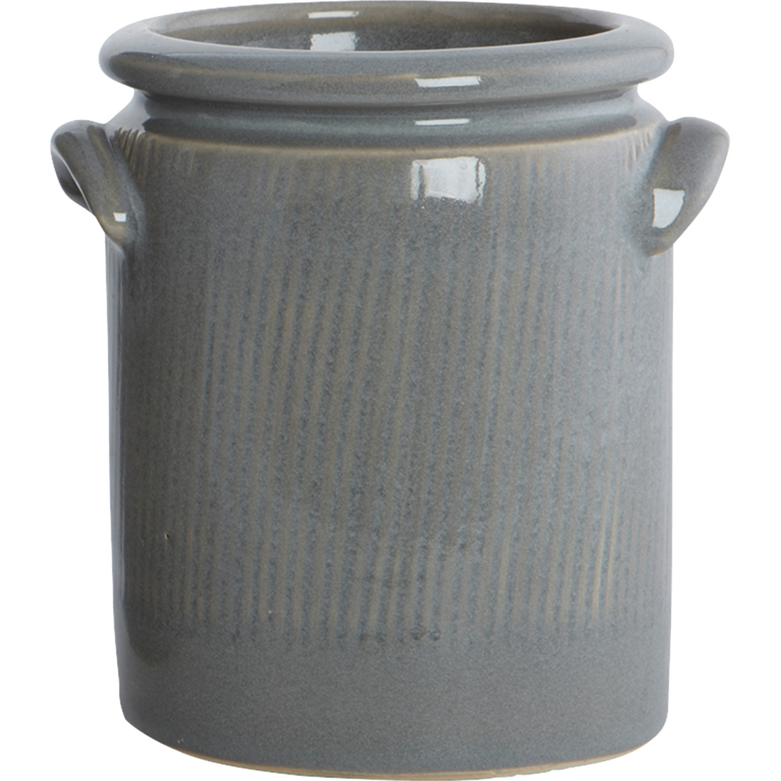 Panela de ervas, hdpottery s, cinza claro