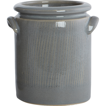 Panela de ervas, hdpottery s, cinza claro