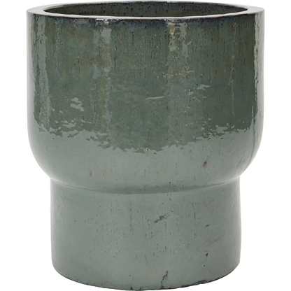 Pote de ervas, hdterra, verde H: 55 cm, dia: 50 cm