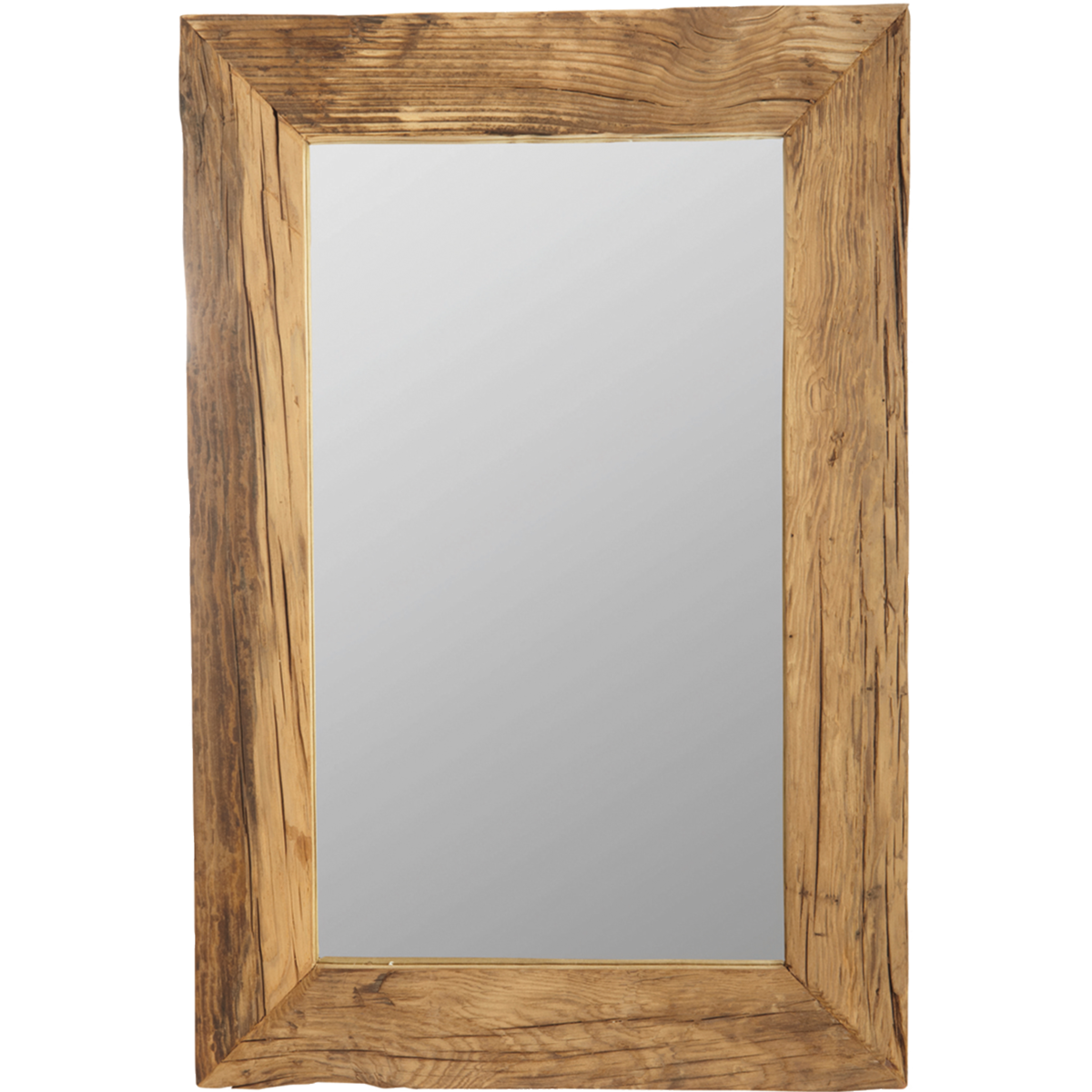 Espelho com quadro, natureza hdpure, natureza