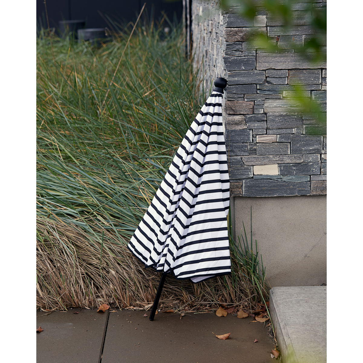 Praia/jardim parasol, hdoktogon, preto;