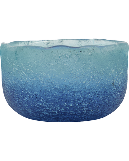 Porta-velas, HDCrackle, Azul