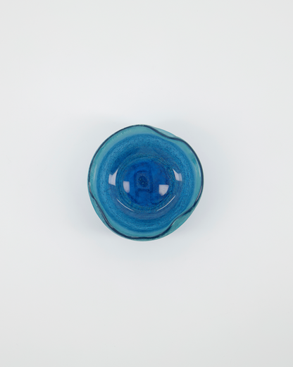 Porta-velas, HDCrackle, Azul