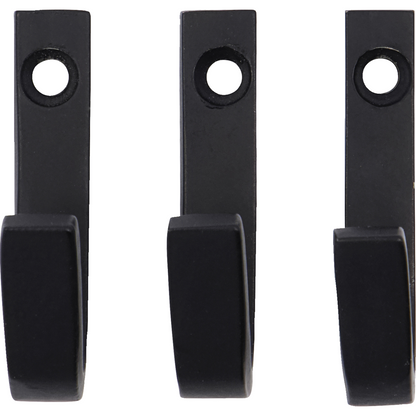Hook, Hdbath, preto B: 1 cm, H: 5 cm