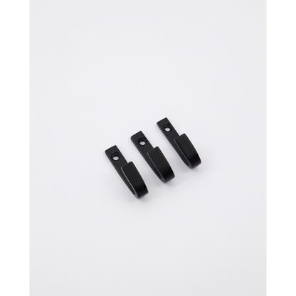 Hook, Hdbath, preto B: 1 cm, H: 5 cm