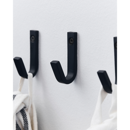 Hook, Hdbath, preto B: 1 cm, H: 5 cm