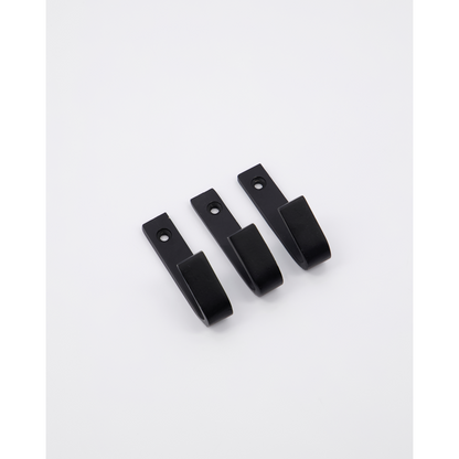 Hook, Hdbath, preto B: 1 cm, H: 7 cm