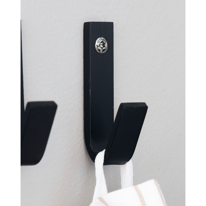 Hook, Hdbath, preto B: 1 cm, H: 7 cm