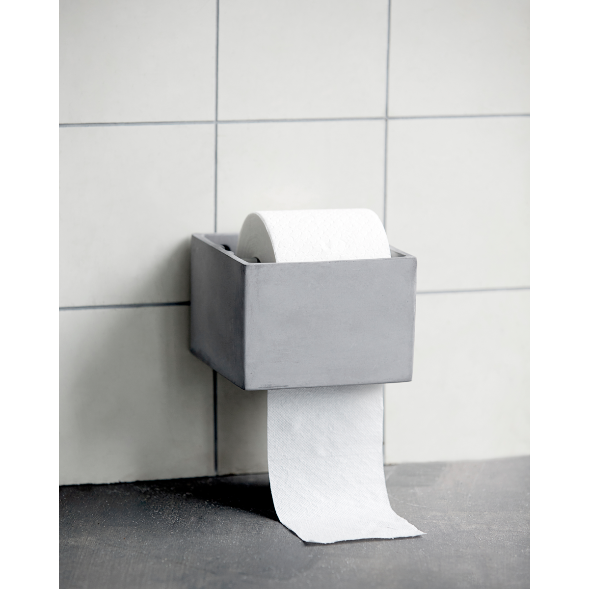 Suporte de papel higiênico, HDCEEN, cinza