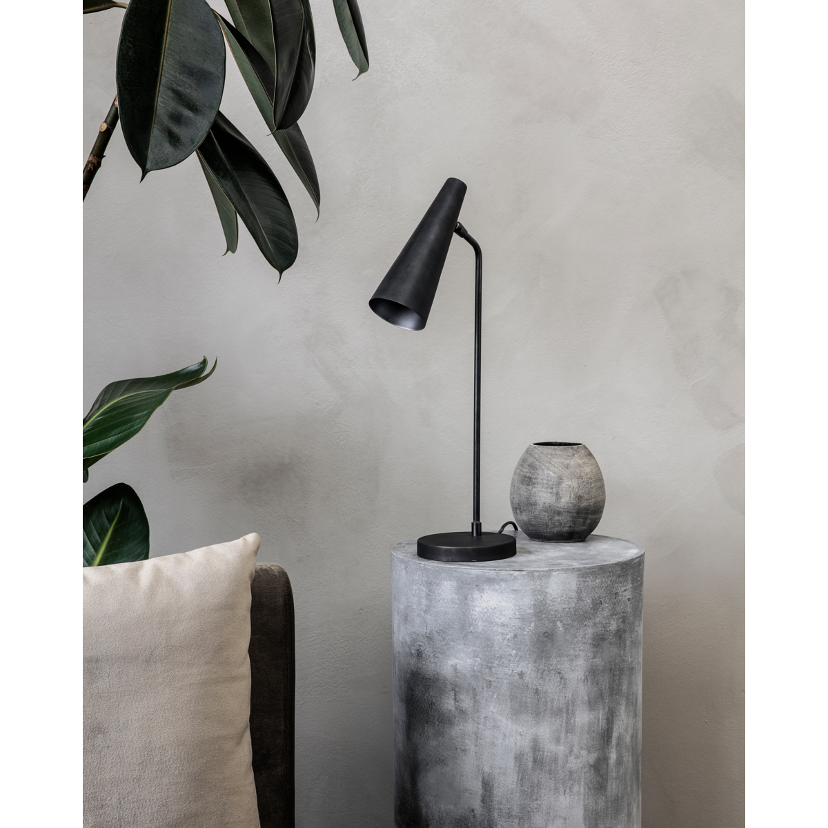 Lâmpada de mesa, HD, Mat Black