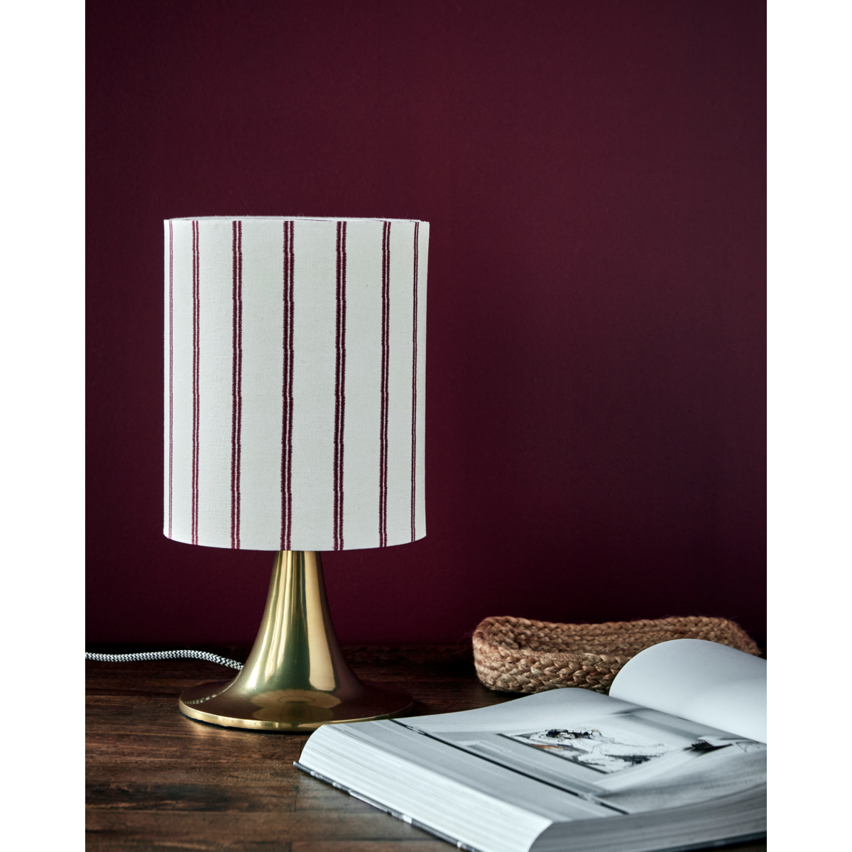 Lâmpada de mesa, hdtulip, latão antigo