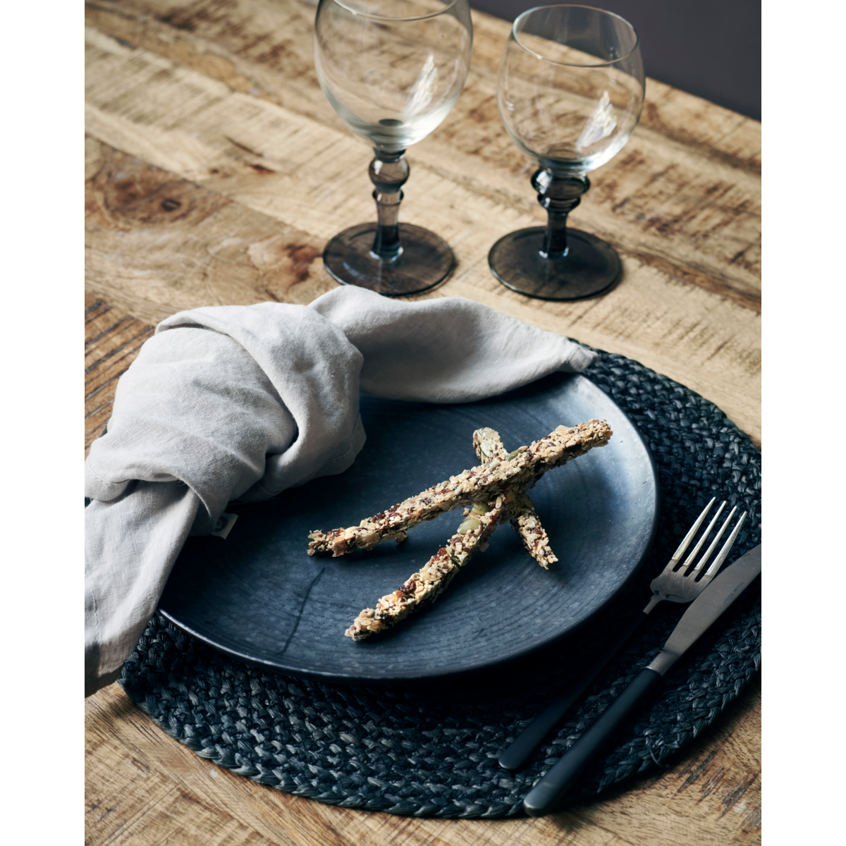 Placa de jantar, hdpion, preto;