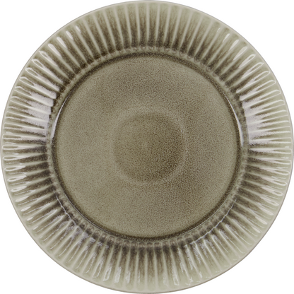 Placa de jantar, hdpleat, cinza;