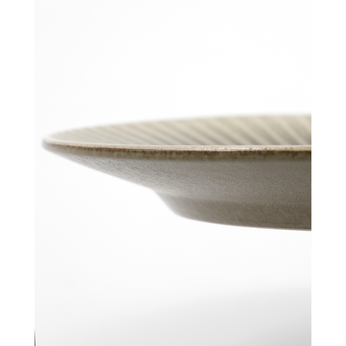 Placa de jantar, hdpleat, cinza;