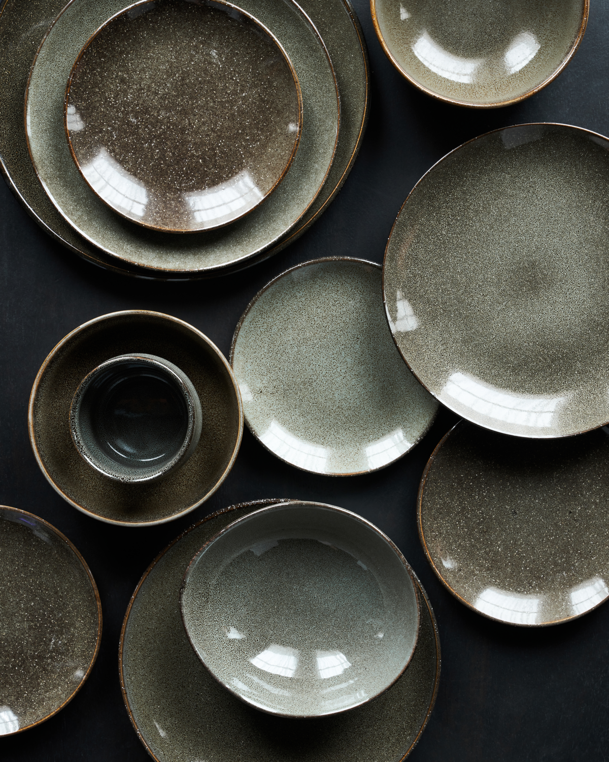 Prato para bolo, HDLake, Verde