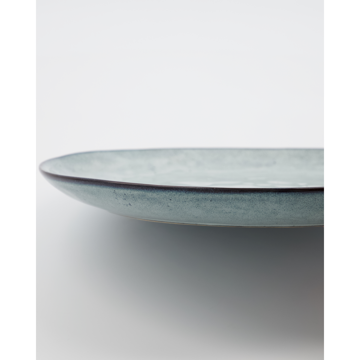 Placa de jantar, Hdrustic, cinza;