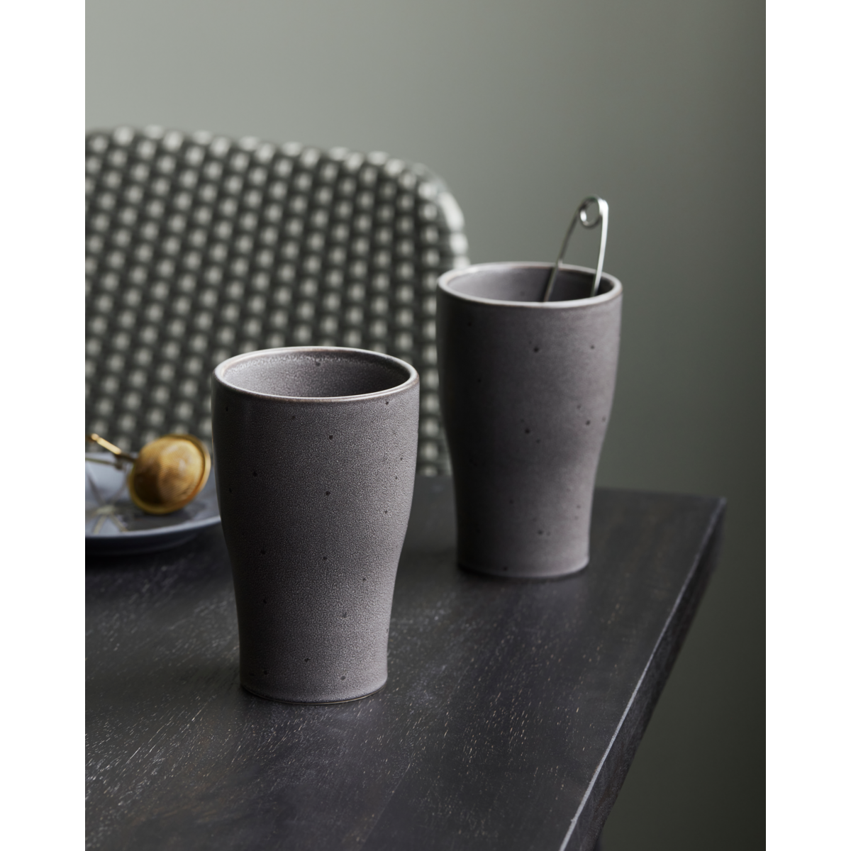 Caneca thermo, hdliss, cinza escuro