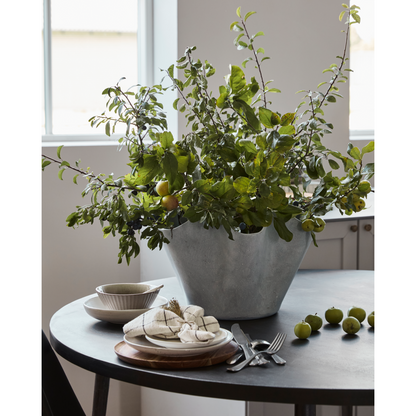 Pote de ervas, hdvaso, cinza