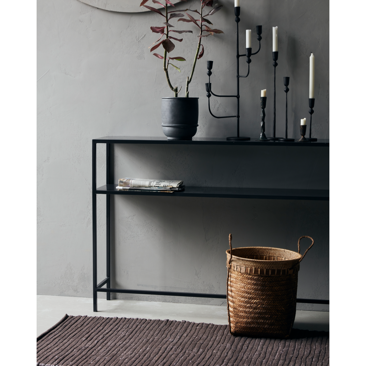Tabela de console, hdfari, preto