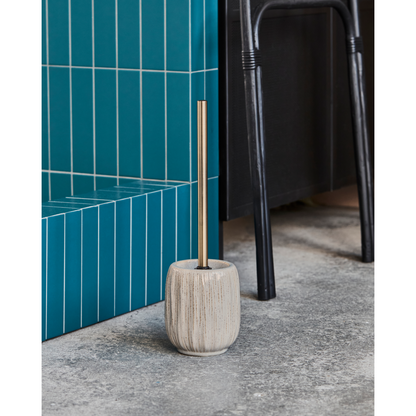 Escova de vaso sanitário, hddeco, branco cru