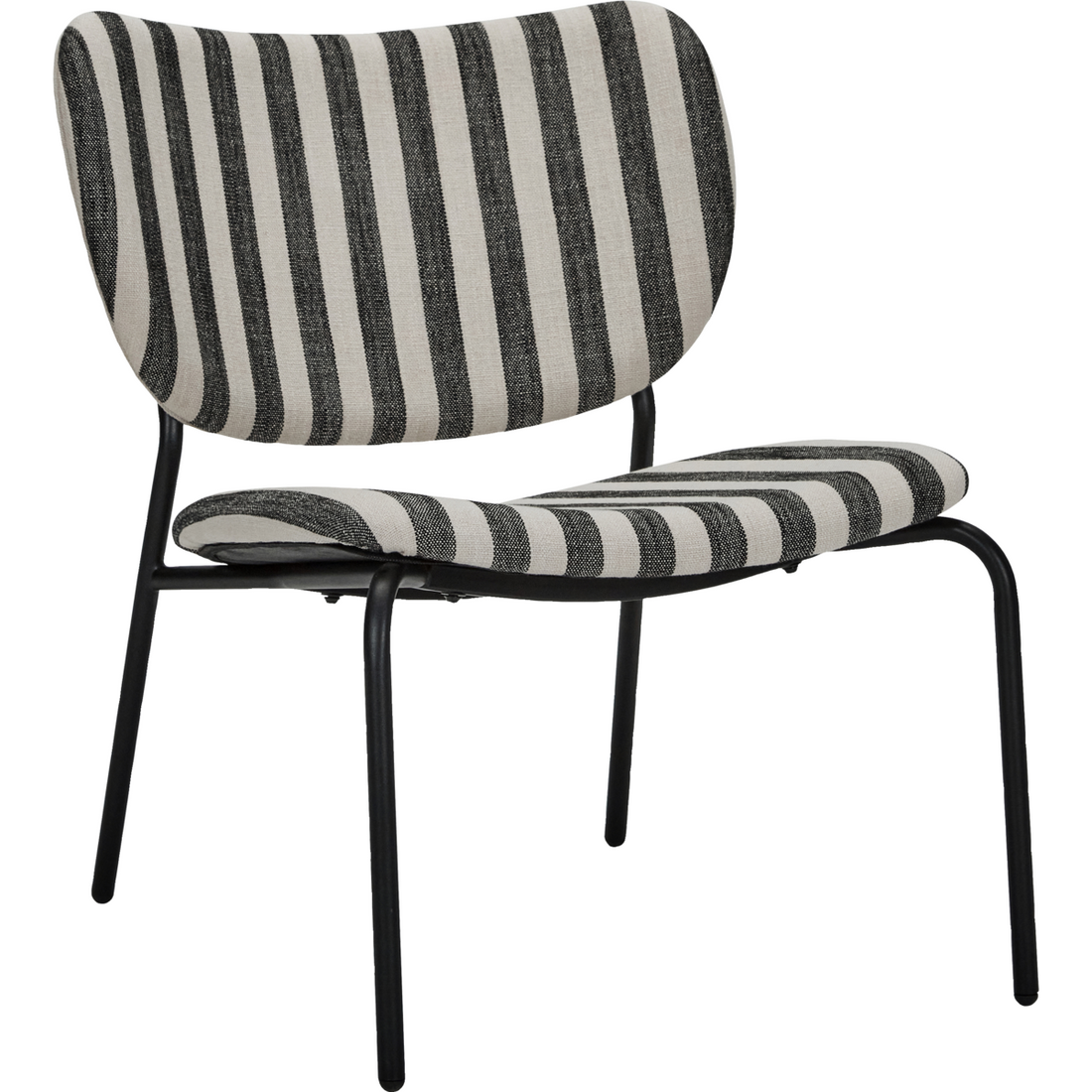 Cadeira de lounge, hdlonga, preto;
