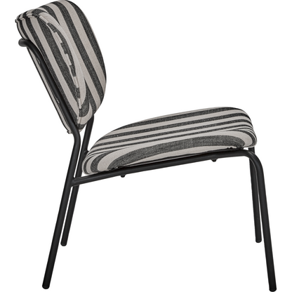 Cadeira de lounge, hdlonga, preto;