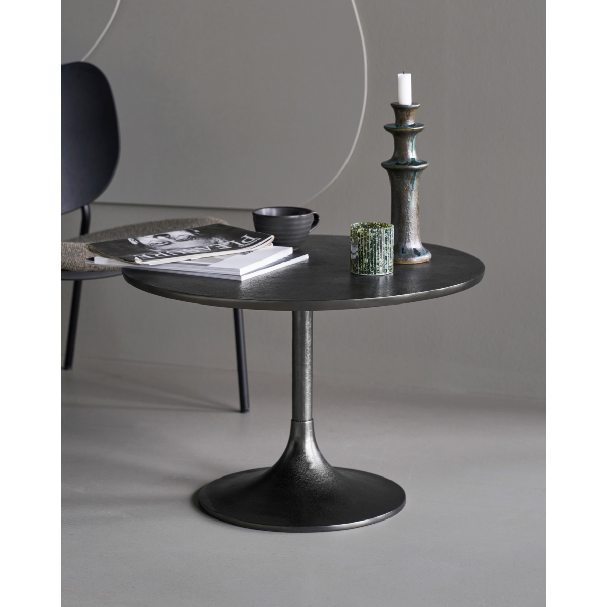 Mesa de café, hdpan, preto
