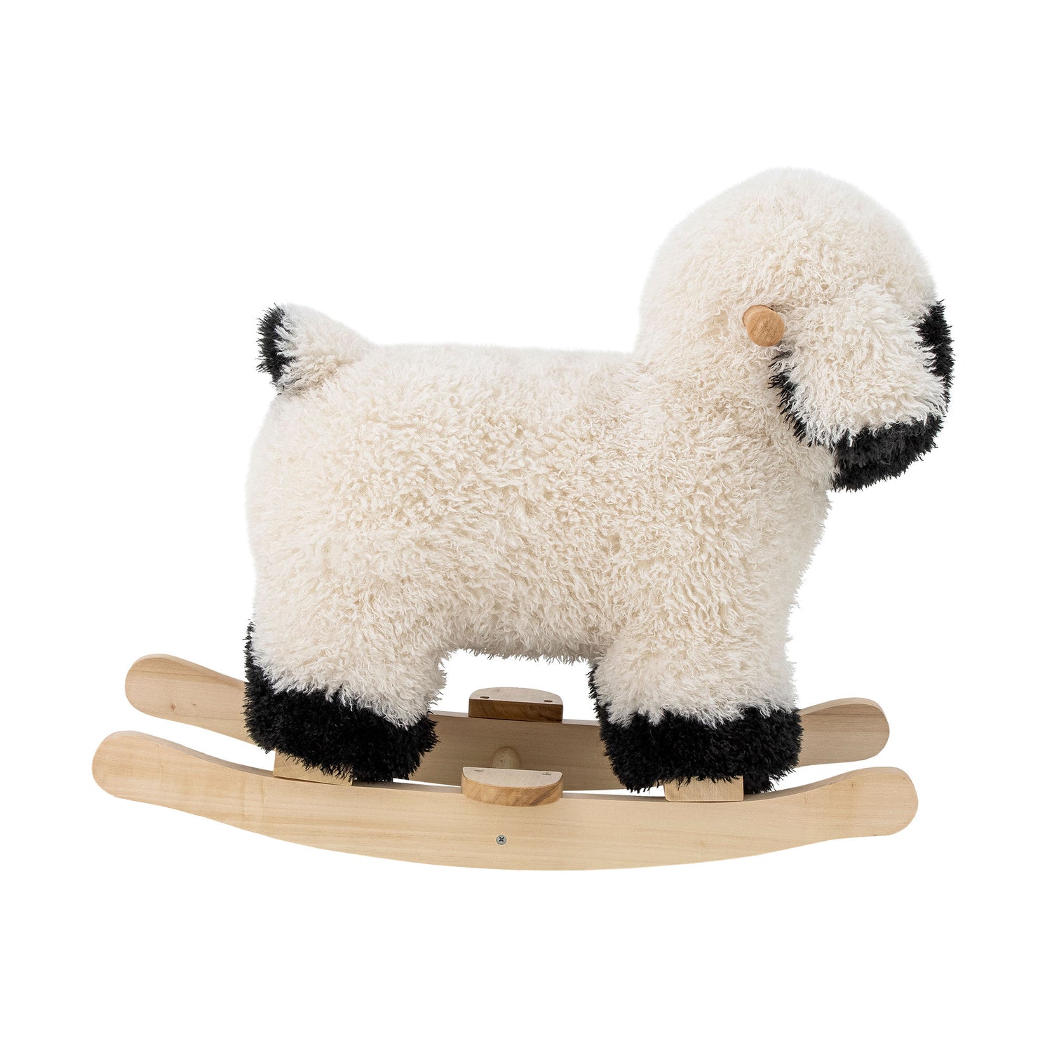 Bloomingville Mini Dolly Swing Horse, Ovelha, Branco, Poliéster
