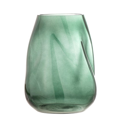 Vaso de Bloomingville Ingolf, verde, vidro