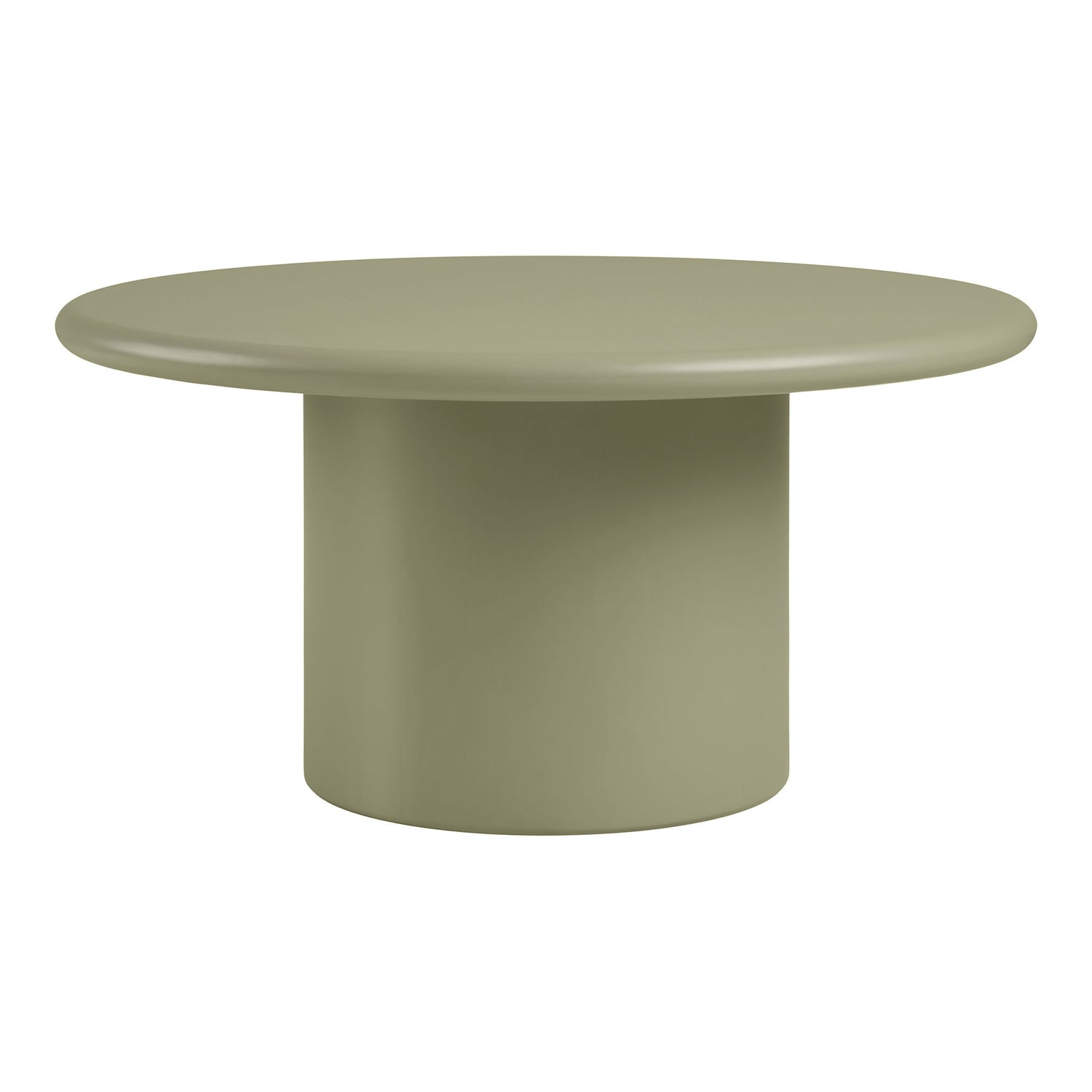Mesa de café Nagano - mesa de café, verde Ø80x40 cm