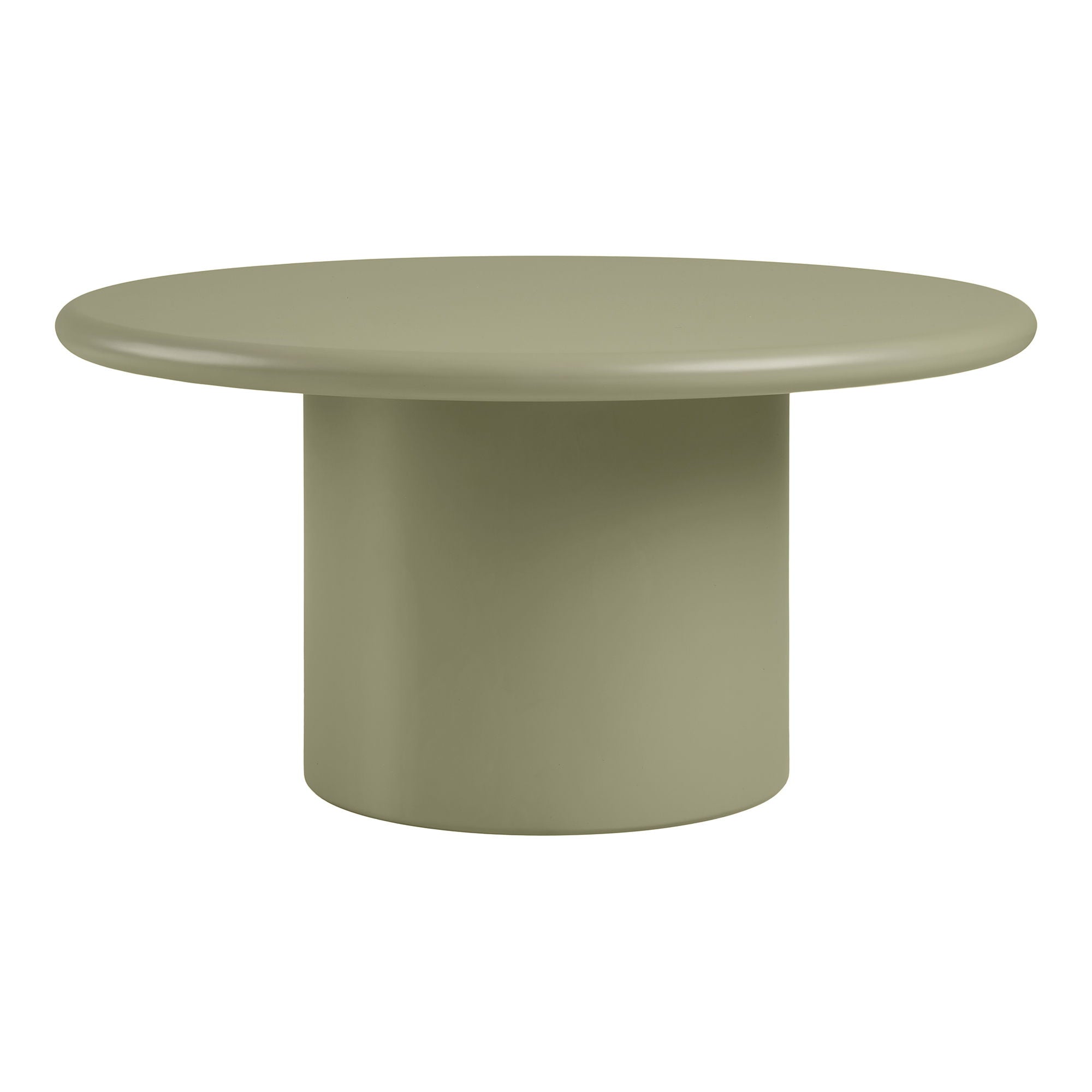 Mesa de café Nagano - mesa de café, verde Ø80x40 cm
