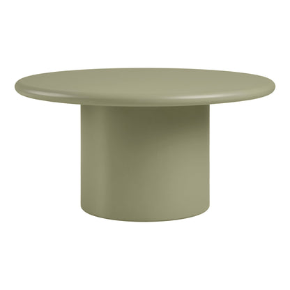 Mesa de café Nagano - mesa de café, verde Ø80x40 cm