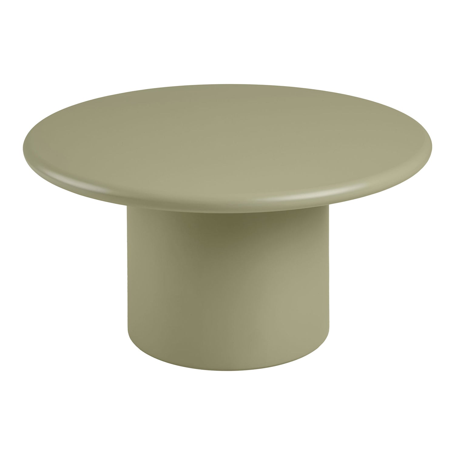 Mesa de café Nagano - mesa de café, verde Ø80x40 cm