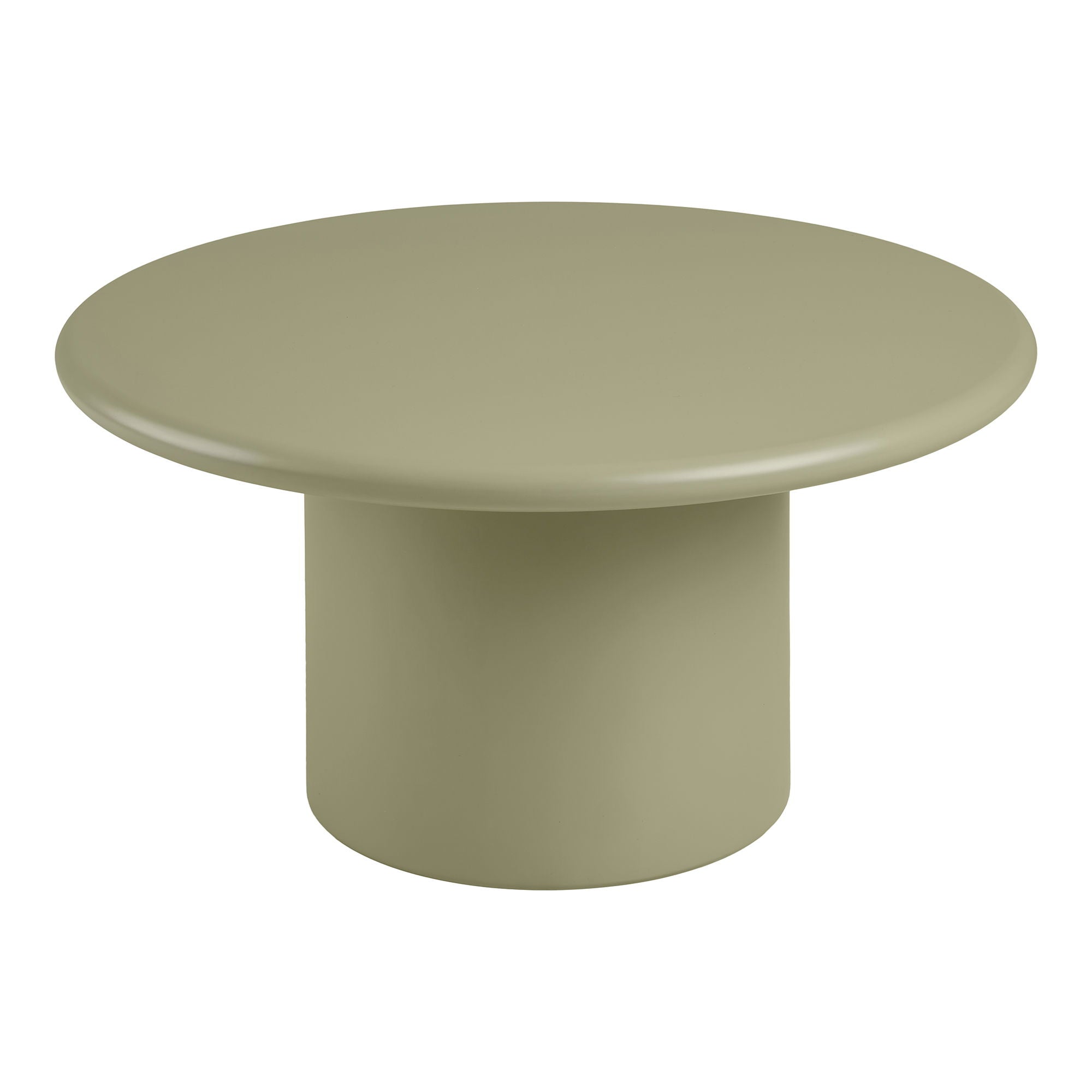Mesa de café Nagano - mesa de café, verde Ø80x40 cm